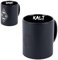 Borussia Mönchengladbach Magic Mug Raute | Offizieller Fanartikel Fohlenshop | Schwarz-Matt | 0,3L | Keramik, Designwechsel bei heißem Getränk | Gladbach Tasse