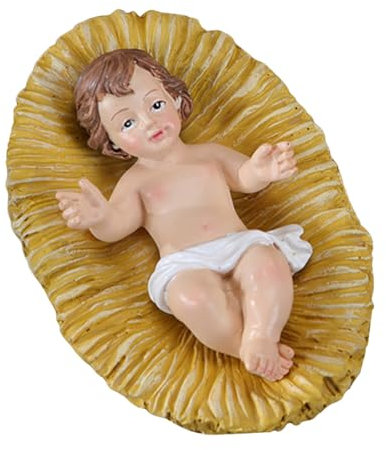 Uqezagpa Resins Krippenfigur, Krippenfigur, für religiöses Weihnachten, Zuhause