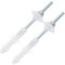 CIYODO 1 Ensemble Kit de Fixation pour Lavabo Murale Vis de Montage Universelles avec Design Moderne pour Installation Facile et de Bain