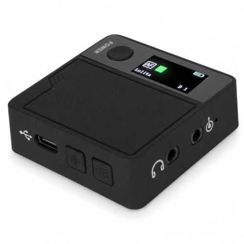 Elprico Tragbarer Sprachwechsler, 11 Soundeffekte, Farbbildschirm -Display, Echtzeit -Tuning, Kompatibel mit 99% der Apps, mit Mikrofon, für Mobiltelefon -Karaoke, Live -Streaming, Game