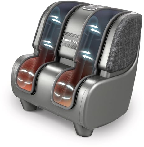 Homedics Deluxe Foot Massager Calf Massager, Rolling & Compression Massage