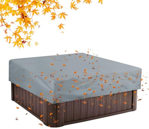 Vesidoloy Copertura Per Vasca Idromassaggio,Protezione Impermeabile Ad Alta Resistenza - Coperture Spa Per Vasca Idromassaggio | Per Giardino Esterno Cortile Posteriore Pontile Laterale Piscina