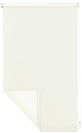 Sekey Verdunklungsrollo ohne Bohren Klemmfix 100 cm breit, Seitenzugrollo Hitzeschutz Sichtschutz und Sonnenschutz Wandmontage Deckenmontage Klemmrollo für Fenster & Tür, 100 x 130 cm, Beige