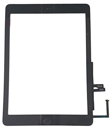 Smartex® Touch Screen Glas Digitizer SCHWARZ kompatibel mit iPad 6 (2018) - Home Button, Aufkleber und Werkzeugset inklusiv