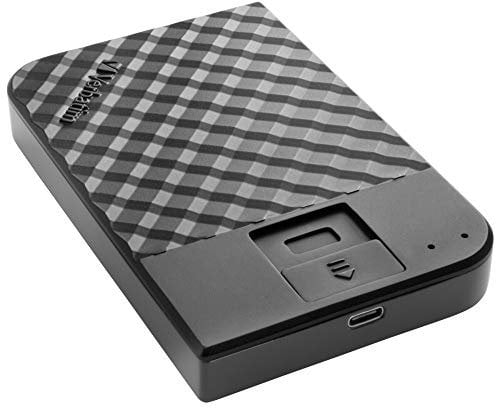 Verbatim Fingerprint Secure, 2 TB, Schwarz, Externe Festplatte mit Fingerabdruckscanner, USB 3.1 GEN 1, Festplatte extern, für Windows & Mac OSX, tragbare Festplatte, USB Festplatte