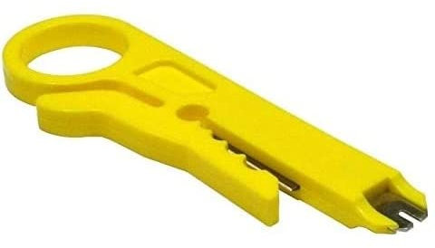 K M Electronics® Telephone Network IDC RJ45 CAT5E CAT6 Cable Wire Stripper Punch Down Tool