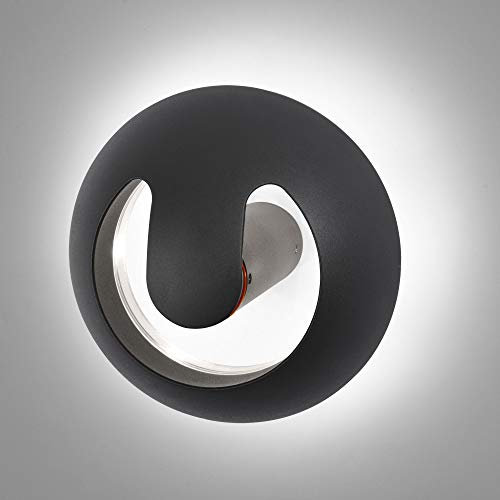 Eco Light Aussenwandleuchte Grau Modern 8,4W 310 Lumen Aluminium neutralweiß 4000K 2253S