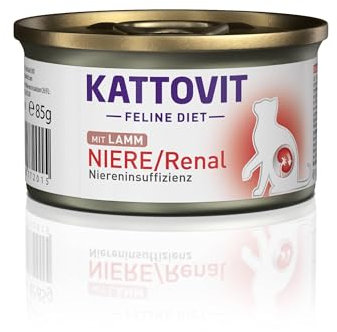 Kattovit Feline Diet Niere/Renal Lamm, 85 g - 12 stück