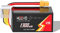 HOOVO 6S Lipo RC Akku 22.2V 120C 1300mAh Modellbau Akku mit XT60 Stecker Batterie Ersatzakku für RC Auto Flugzeug Helikopter Boot Buggy