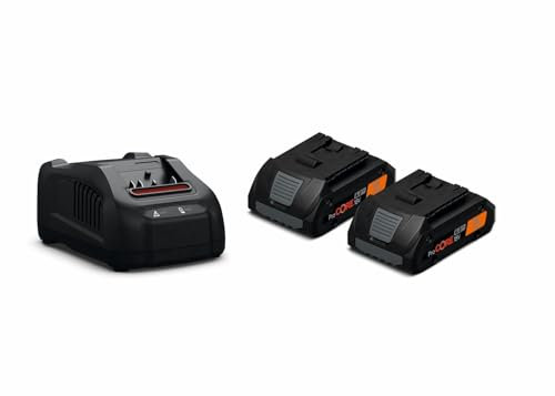 Set de inicio baterías ProCORE 18 V 4.0 Ah AS|2 baterías de iones de litio ProCORE con celdas Highpower y cargador rápido GAL 1880 CV.