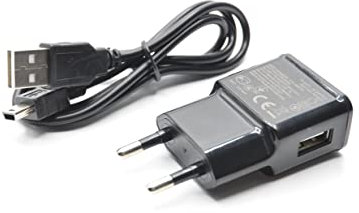 Chargeur + câble USB pour Calculatrice Casio Graph 25+ E, 35+ E, 35+ E II, 90+e, 35+ (Charge Rapide, synchronisation et Transfert données)