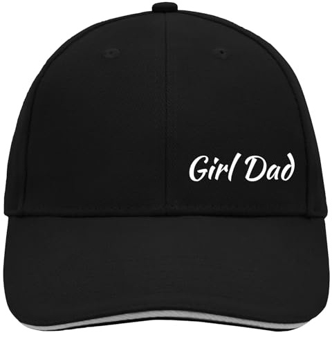 Huuraa Cappy Mütze Girl Dad Schriftzug Geschenk | Baseballkappe Basecap Kappe Geschenkidee Unisex Baseball Cap