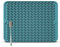 Silikon Abtropfmatte für Geschirr - 40 x 30 cm Abtropfmatte für Geschir, BPA-frei, Geschirr Trockenmatte, Hitzebeständig, Rutschfest, Spülmatte Abtropfunterlage mit Bürste (Blau, 50 x 40 cm)