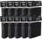 Mlikero 1000 Pack Soft Card Sleeves, 66 x 91 mm Standard Size Matte Trading Card Sleeves Fit for MTG, Trading Cards, Sports, Game Cards (Black)