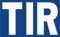 Aufkleber Transport LKW Zeichen „TIR“ Hinweis Warntafel Folie selbstklebend | 40 x 25 cm Made in Germany