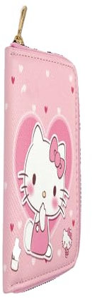 PQKL-party Geldbörse Kinder Geldbeutel Mädchen, Hello Cat Portemonnaie Kinder, Anime Anime Geldbörse Mini Geldbeutel Kleingeld Münzbörse,Anime Geldbörse für Mädchen Geburtstag Weihnachten Geschenk