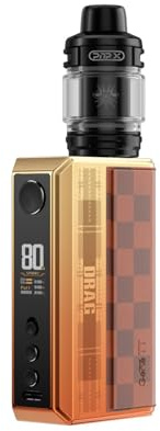 DRAG 5 | VOOPOO Drag 5 Mod Tank Kit Cigarrillo electrónico con tanque UFORCE-X (PNP-X) de 5,5 ml - Sin nicotina, Sin batería