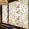 GORGECRAFT 100x43cm Regenbogen Sichtschutzfolie Für Fenster 3D Kunststoff Nicht Klebender Glasaufkleber Hirsch Pilz Blume Sonnenschutz Statische Glashaftung UV Beständig Prisma Buntaufkleber Zimmer