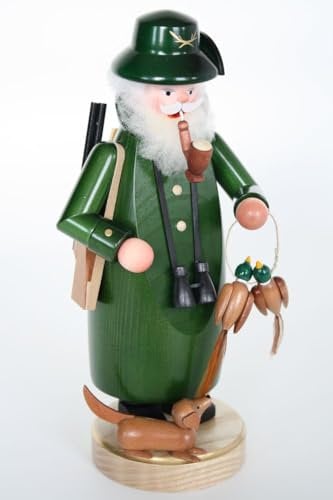 Rudolphs Schatzkiste Räuchermann Förster mit Dackel Höhe 24cm NEU Räuchermännchen,Räuchermann,Räucherfigur,Raucher,Rauchmann,Räuchermännel,Smoker,Incense,Smokers,