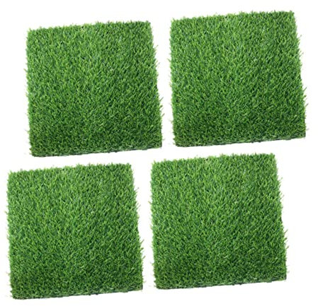KITANDOVE Gazon Artificiel pour Terrasse Tapis De Gazon Artificiel Réaliste Tapis De Jardin Décoratif Facile À Nettoyer