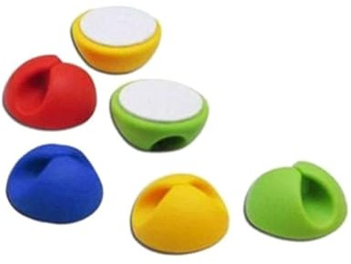 Housoutil 6St Kabelfixierungsmanager drahtbinderücken kabelbefestigung Kabelbinder kabelorganisation kabelrinne Kabelwickler Wandkabelmanagement Kabelspeichermanager stationärer Linienleiter