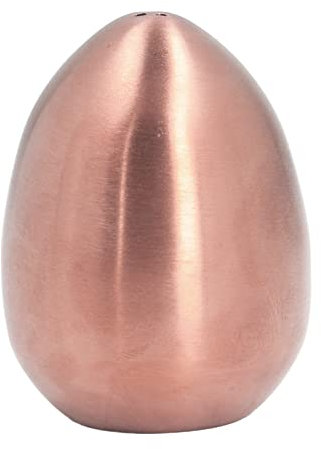 Pimentero de acero inoxidable con forma de huevo, ideal para decoración de cocina, hogar, restaurante, fiesta, reuniones (oro rosa)