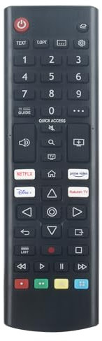 VINABTY AKB76040301 Telecomando di ricambio compatibile con LG TV 32LQ63006LA 32LQ630B6LA LQ63006 LQ63 24TQ510S-PZ 27TQ615S-WZ 32LQ63006LA 43UQ70006LB 43UQ75006LF 50UQ70006LB 50UQ75006LF