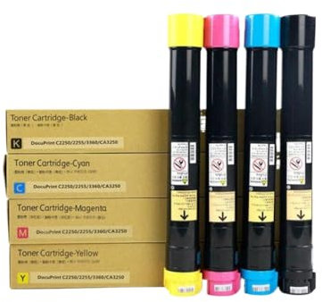 YGUWZ 4-teiliges Tonerkartuschen-Set Kompatibel mit DCC2250 DCC7500 DCC2255 DCC3360 DCC3250 Kopiergeräte