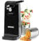Duronic Electric Tin Can Opener CO40 Automatic Tin Openers with Knife Sharpener & Bottle Opener 50W Magnetic Electrical Can Openers One Touch Canopener for Arthritis Elderly Seniors