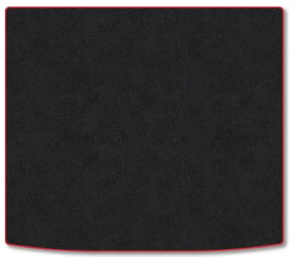 Ford Focus (2018-2025) [Estate] Carpet Boot Mat | Red Edge Trim Tailored Fit Boot Liner Full Coverage Protection Accessories Easy Clean Anti Slip Made in the UK