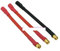 QSBVSO 3pcs / set 6. 5mm Proiettile maschio a femmina 1 0AWG 10cm. Castle Mambo. ESC Prolunga