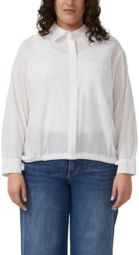 s.Oliver Leichte Hemdbluse aus Baumwollvoile mit Schleifendetail