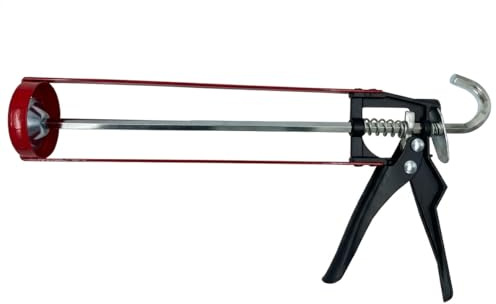 Skelett-Pistole 310ml | Profi Kartuschenpistole aus Metall | Silikonpistole & Acrylspritze | Robuste Auspresspistole für Dichtstoffe | F.O.X Line