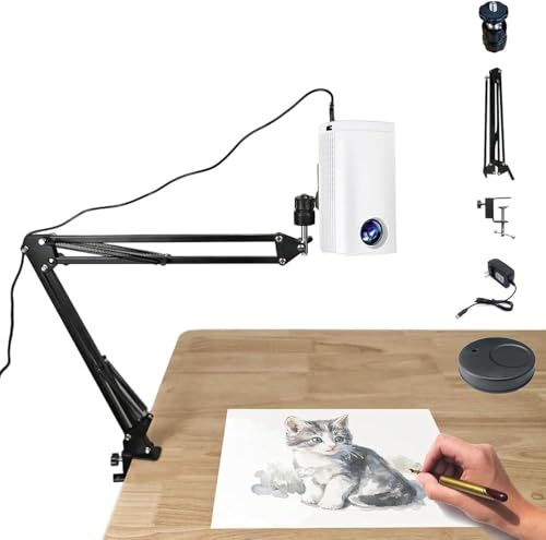 Drawing Projector for Tracing | Art Projector Lamp with DIY Sketch Board | Smart Desktop Tool for Sketching, Painting & Creative Projects