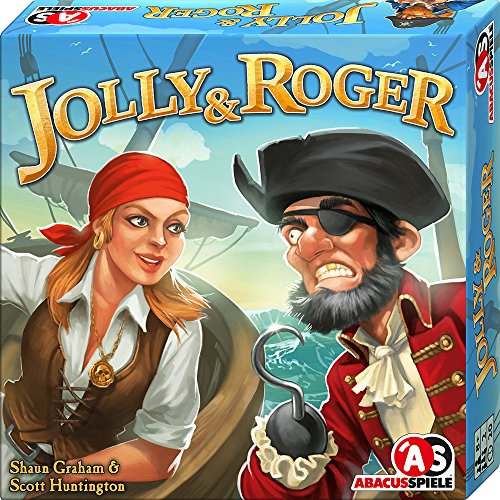 ABACUSSPIELE 06163 - Jolly & Roger, Kartenduell für 2, Kartenspiel