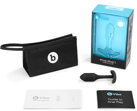b-vibe Snug Plug 1, schwarz