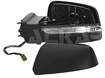 ALKAR 6143699 Außenspiegel Seitenspiegel Links Beheizbar Anklappbar Elektrisch mit Blinklicht Kompatibel mit MERCEDES-BENZ A-Klasse W169 für Linkslenker für Rechtslenker 1698101376 A1698101376