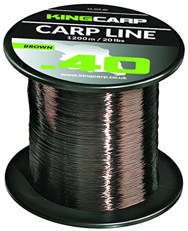 King CARP - 1200 m große Spulen Karpfen-Mono aus extra starkem Monofilament Karpfen (1200 m von 9 kg 0,40 mm)