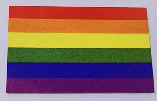SAFIRMES 2 x Magnet Flagge Gay LGBT Kühlschrank Magnet