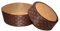 Italian cooking store Backform Panettone niedrig 500 g Papier Set mit 10 Stück