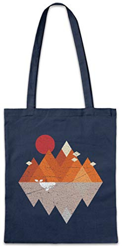 Urban Backwoods Moby The Whale Hipster Bag Beutel Stofftasche Einkaufstasche