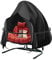 wide smile Double Egg Chair Cover Outdoor Waterproof Heavy Duty Garden Cocoon Wicker Patio 2 Seat Large Egg Swing Chair Pod Cover 420D Oxford Fabric With Zipper and Drawstring 230x200CM Black