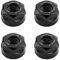 QWORK ER20-A Mandril Fresadora, Tuercas hexagonales para fresado torno herramienta, M25, 4 Pcs