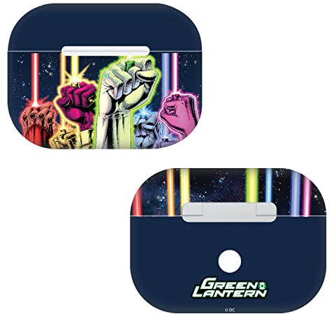 Head Case Designs Offizielle Green Lantern DC Comics Power Ringe Grafiken Vinyl Haut Aufkleber Abziehbild Abdeckung kompatibel mit Apple AirPods Pro