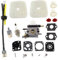 HURI Carburateur à air, bougie d'allumage, tuyau à essence pour 2 temps Mantis 7222 7222E 7222M 7225 7230 7234 7240 7920 7924 Motoculteur remplace C1U-K54A, C1U-K82, 12520013123