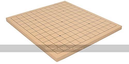 Dual-Side Wooden Go Board - 13 x 13 and 9 x 9 Layout