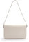 Lacoste Damen Handtasche Flap Bag,Leder,20x12.5x4cm, Handtasche Schultertasche Schulterriemen,Creme (J05),Einheitsgröße (One Size)