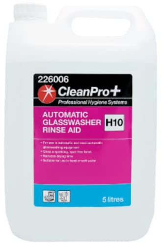 CleanPro+ Automatic Glasswasher Rinse Aid H10 5 litres x 1