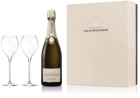 Louis Roederer Collection 242 Champagne Glass Gift Pack 75cl