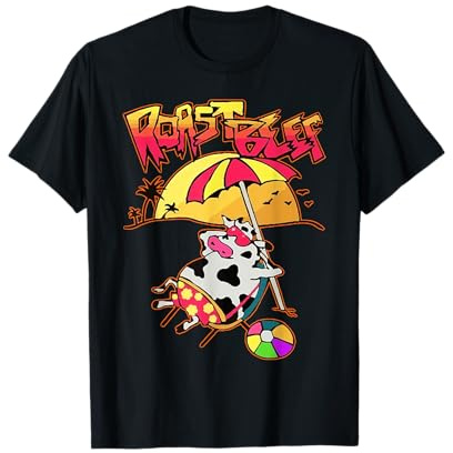 Stranger Dustin Love Roast Beef Beach Cow TV Parodie T-Shirt